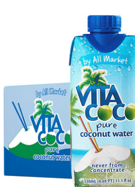 Vita Coco唯他可可椰子水NFC330ml*12瓶进口饮料整箱椰子汁椰汁