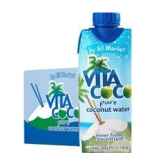 Vita Coco唯他可可椰子水NFC330ml*12瓶进口饮料整箱椰子汁椰汁